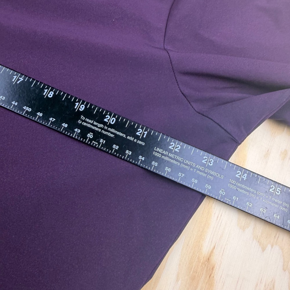 Mizzen+Main Leeward Dress‎ Shirt Purple Large Trim Fit Performance Button Down - Picture 5 of 8